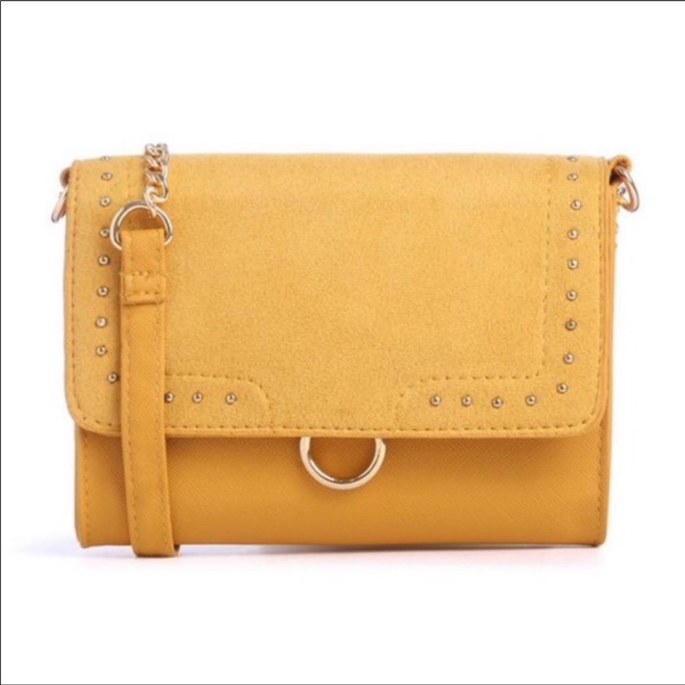 NWOT mustard yellow bag/purse